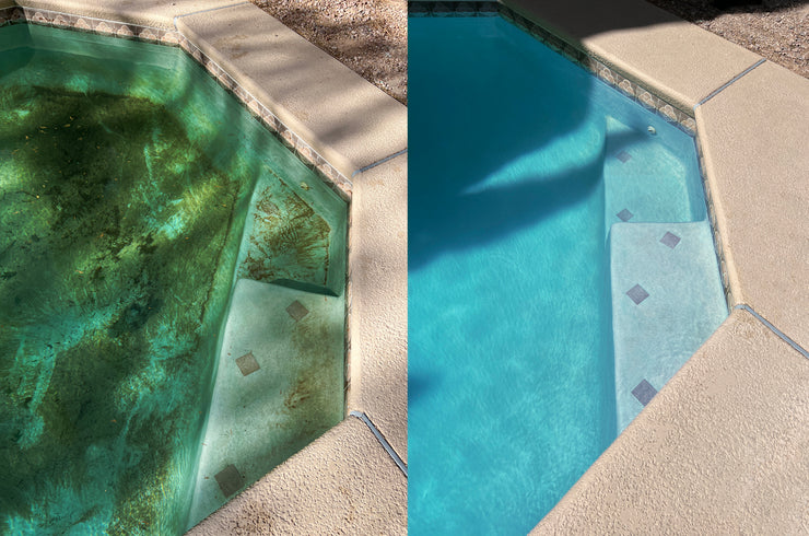 How to fix a green pool